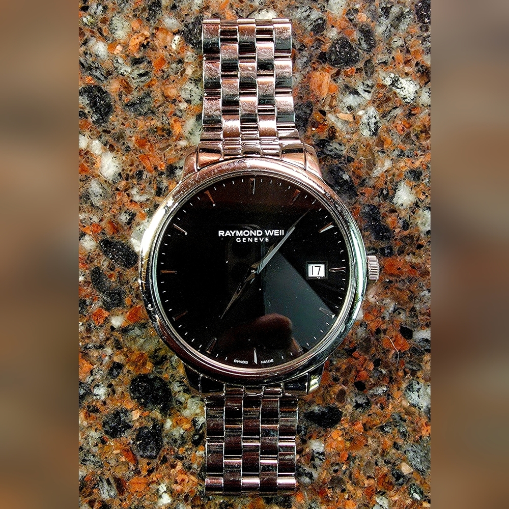 Raymond Weil  Men's black Dial 42mm Watch 5588-x006066